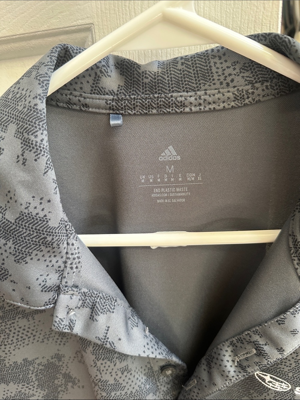 Men's Subaru Logo Gray Digi-Camo Polo Shirt Medium - Picture 5 of 8